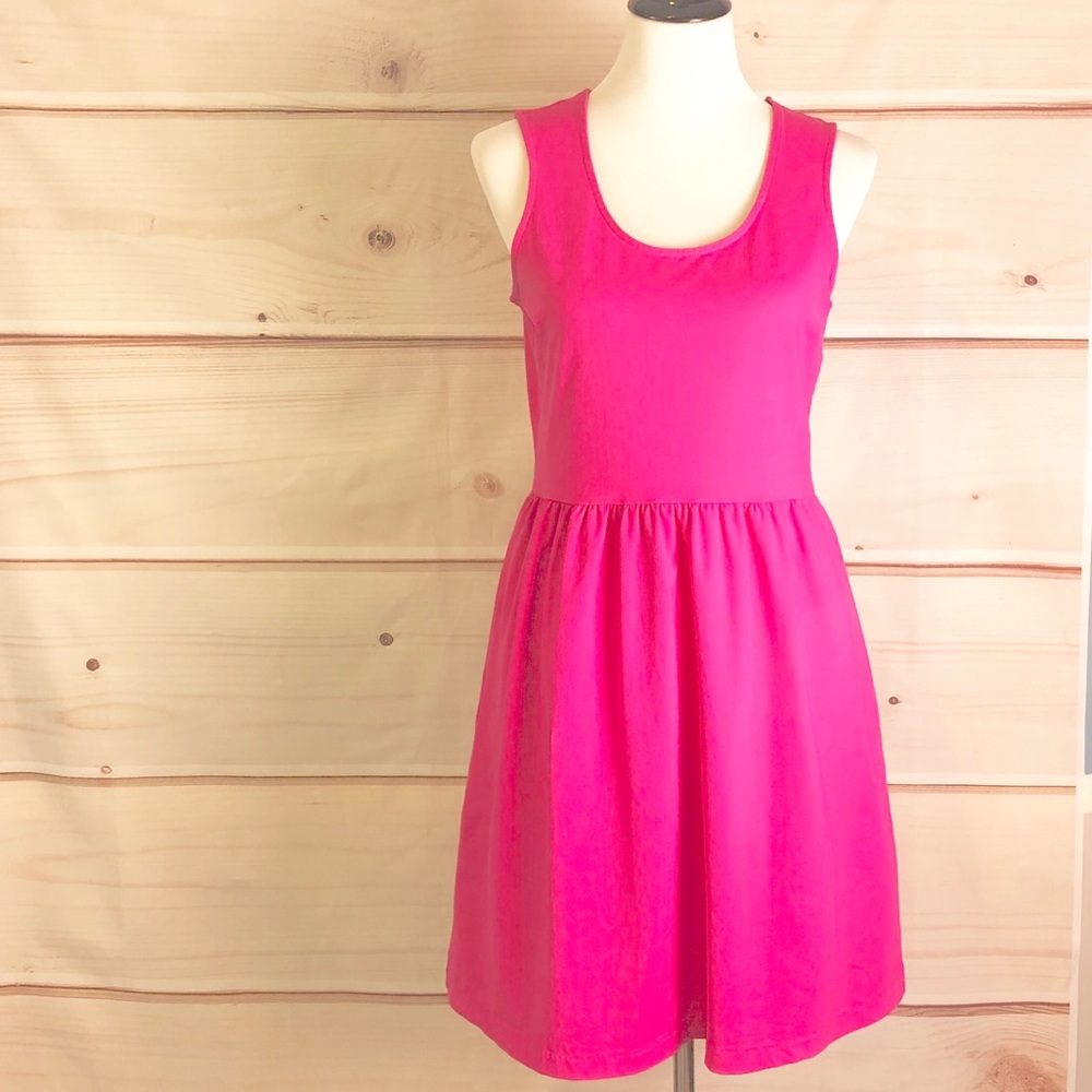 Cynthia Rowley Pink Fit & Flare Pocket Dress